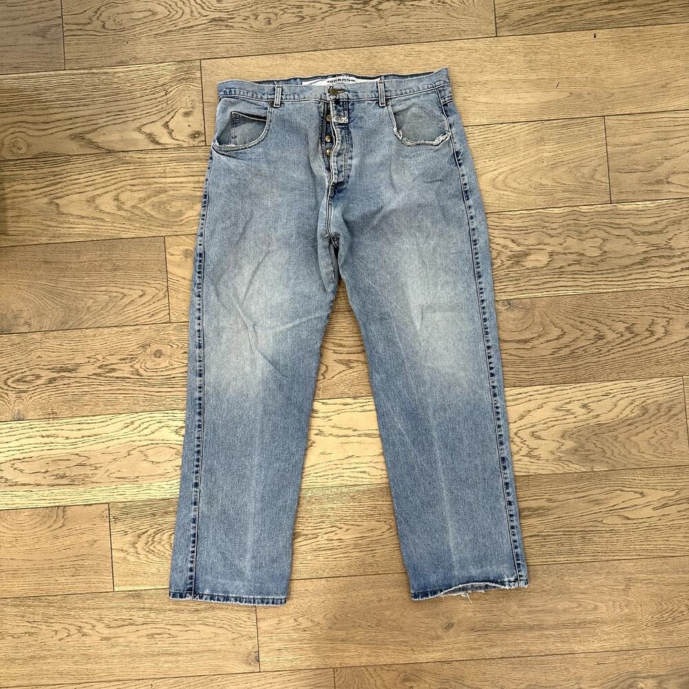 Marithe Francois Girbaud Vtg USA 90s Stone Washed Denim Jeans Mens 36